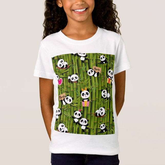 Camiseta Padrão 2 do Panda (Frente)