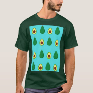 Camiseta Padrão abacado azul