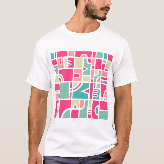 Camiseta Padrão Abstrato 170715 (Frente)
