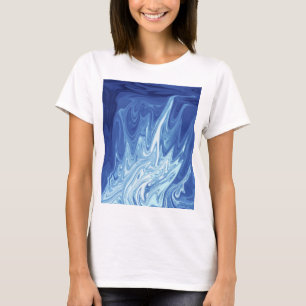 Camiseta Padrão abstrato de Aquarela