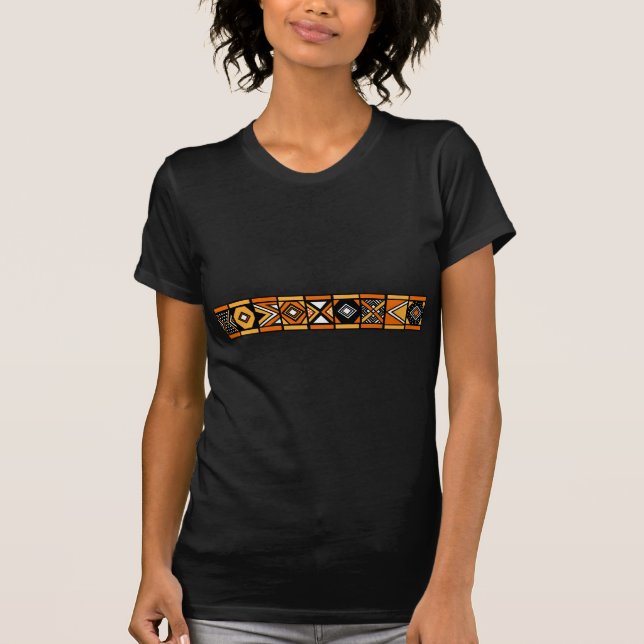 Camiseta Padrão africano (Frente)