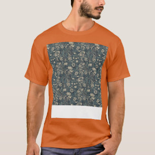 Camiseta Padrão Aquático sem costura no oceano de vida subm