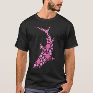 Camiseta Padrão Artístico Tubarão Colorido Setembro Interna