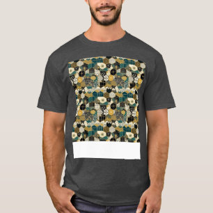 Camiseta Padrão Asiático Invisível Antigo Chinês Japonês Co