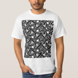 Camiseta Padrão Bonito Preto