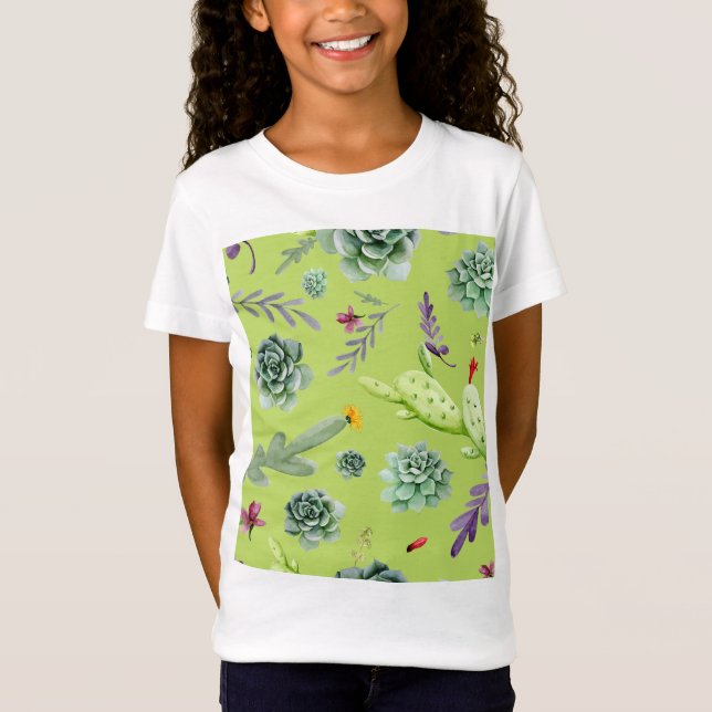 Camiseta Padrão Cactus 6 (Frente)