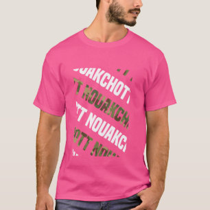Camiseta Padrão Camuflado de Nouakchott Camuflagem Verde