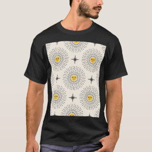 Camiseta Padrão Celestial de Sunshine Vintage