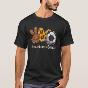 Camiseta Padrão Chita do Futebol de Paz Leopard Imprimido