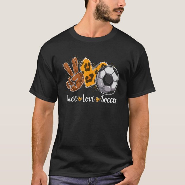 Camiseta Padrão Chita do Futebol de Paz Leopard Imprimido (Frente)
