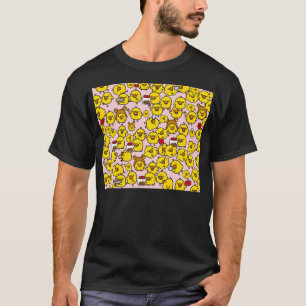 Camiseta Padrão Cute Kiiroitori