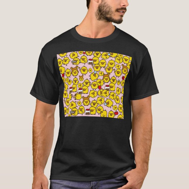 Camiseta Padrão Cute Kiiroitori (Frente)