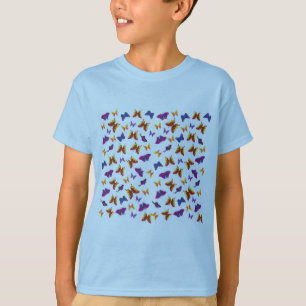 Camiseta Padrão da borboleta