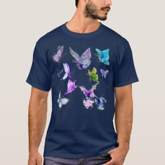 Camiseta Padrão da borboleta