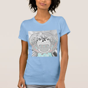 Camiseta Padrão da flora urbana moderna