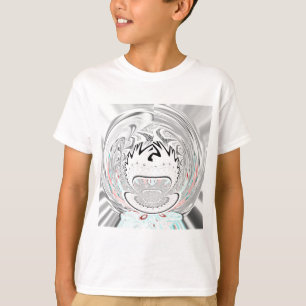 Camiseta Padrão da flora urbana moderna