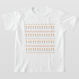 Camiseta Padrão da ventoinha da risca de pré-disquete