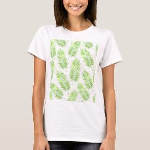 Camiseta Padrão das folhas de palma