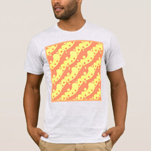 Camiseta Padrão de Abstração Colorida Espantoso