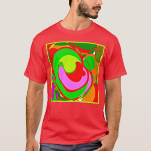 Camiseta Padrão de Abstrato aleatório