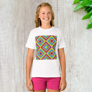 Camiseta Padrão de Abstrato retrovisor