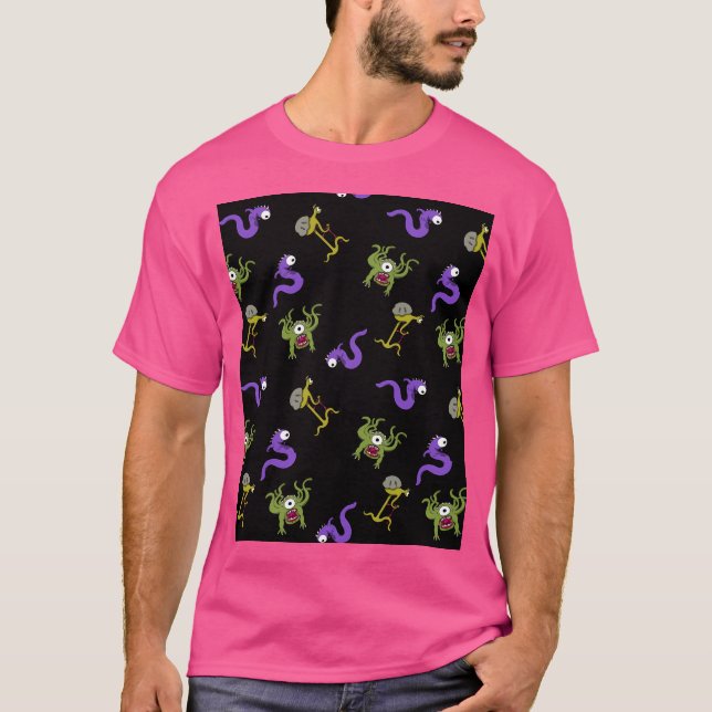 Camiseta Padrão de alienígena (Frente)
