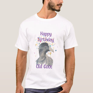Camiseta Padrão de Animal de Diversão Novidade Velho Frango