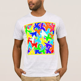 Camiseta Padrão de Arte Cromática