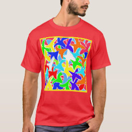 Camiseta Padrão de Arte Cromática
