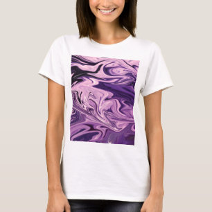 Camiseta Padrão de arte da galáxia azul