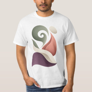 Camiseta padrão de arte pop dos anos 80