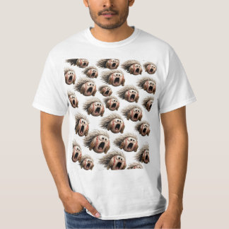 Camiseta Padrão de beisebol caótico gritante