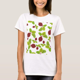 Camiseta Padrão de beterraba