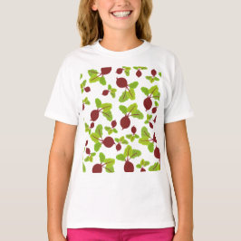 Camiseta Padrão de beterraba