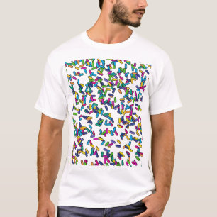 Camiseta Padrão de borrifadas espalhadas