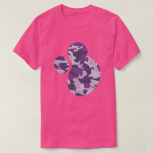 Camiseta Padrão de Camo PurpleBerry Paint Splat v2