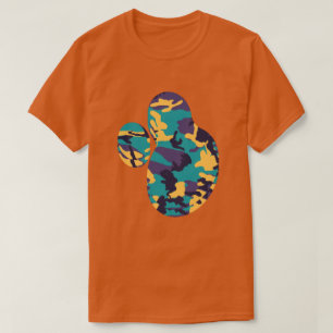 Camiseta Padrão de Camuflagem de Meados de Verão Tinta Spla