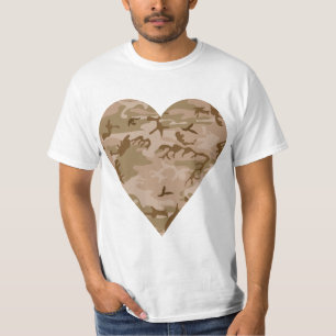 Camiseta Padrão de Camuflagem do Deserto, Padrão Militar, E