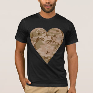 Camiseta Padrão de Camuflagem do Deserto, Padrão Militar, E