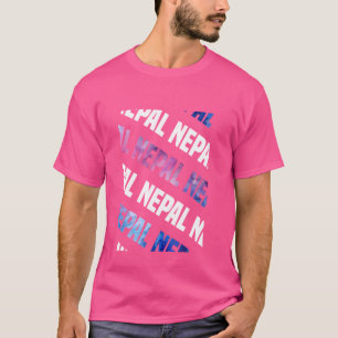 Camiseta Padrão de Camuflagem Nepal Padrão de Camuflagem em