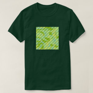 Camiseta Padrão de Camuflagem SpringTime Camo em Quadrado F