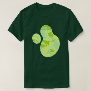 Camiseta Padrão de Camuflagem SpringTime Tinta Splat v2