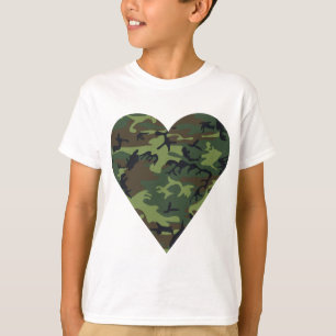 Camiseta Padrão de Camuflagem Verde, Padrão Militar, Exérci