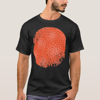 Camiseta Padrão de Chrysanthemum Tradicional Japonês