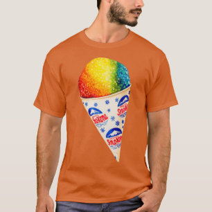 Camiseta Padrão de Cone de Neve