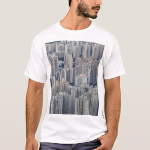 Camiseta Padrão de Construção do Apartamento de Hong Kong