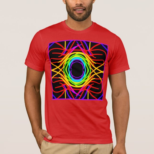 Camiseta Padrão de cor dinâmica (Frente)
