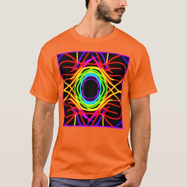Camiseta Padrão de cor dinâmica (Frente)