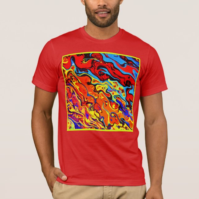 Camiseta Padrão de Cor Negrito (Frente)