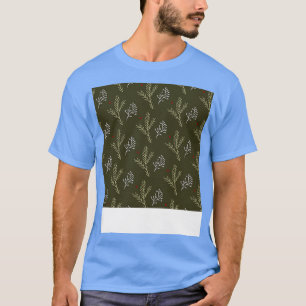 Camiseta Padrão de Decoração de Natal